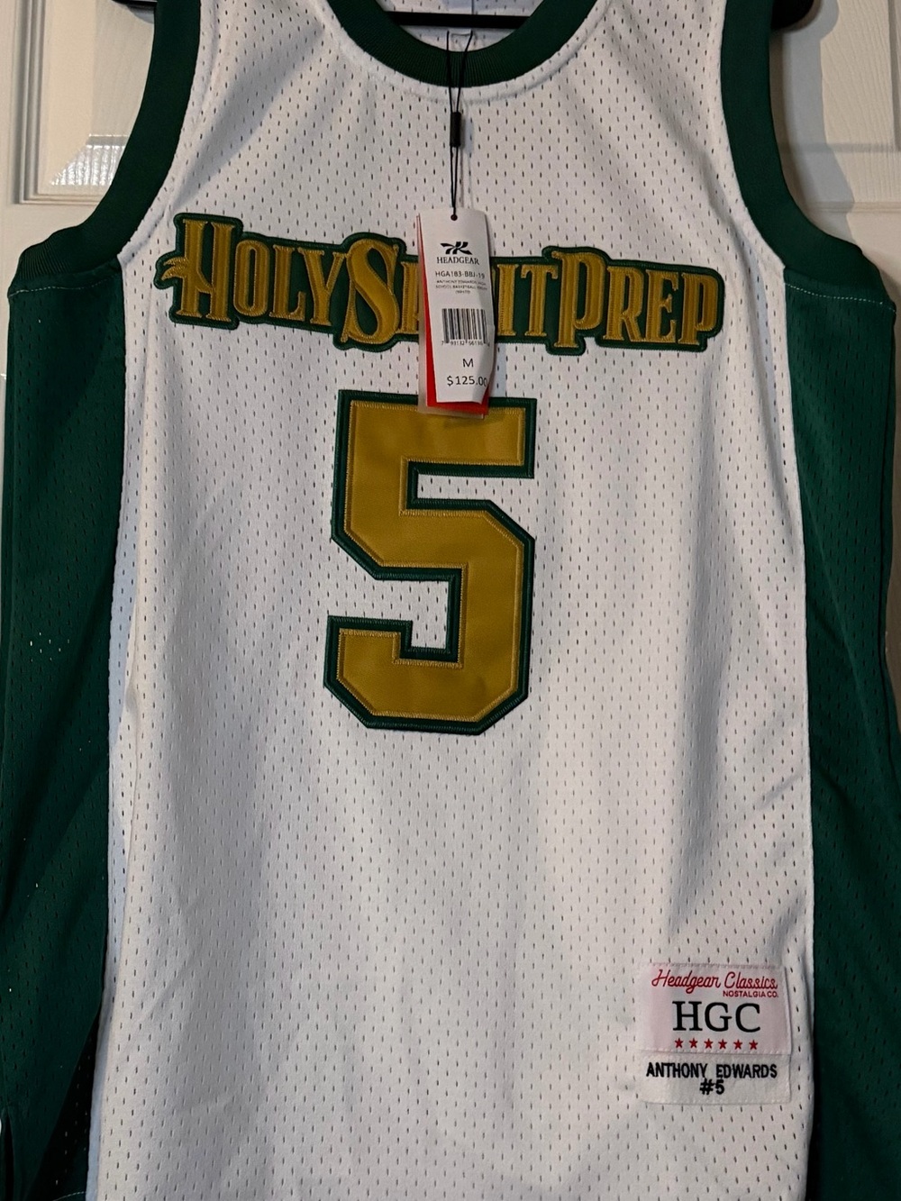 Anthony Edwards Holy Spirit Prep #5 high school Basketball Jersey